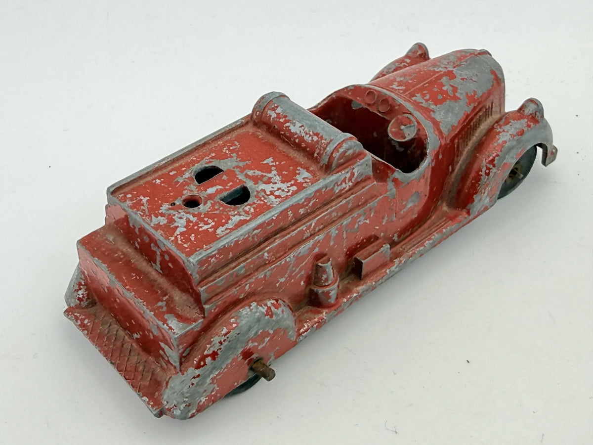 ZABYTKOWY WÓZ STRAŻACKI Ahrens Ladder Truck, Hubley Kiddie Toy 1950 r. 1:43 – zdjęcie 2
