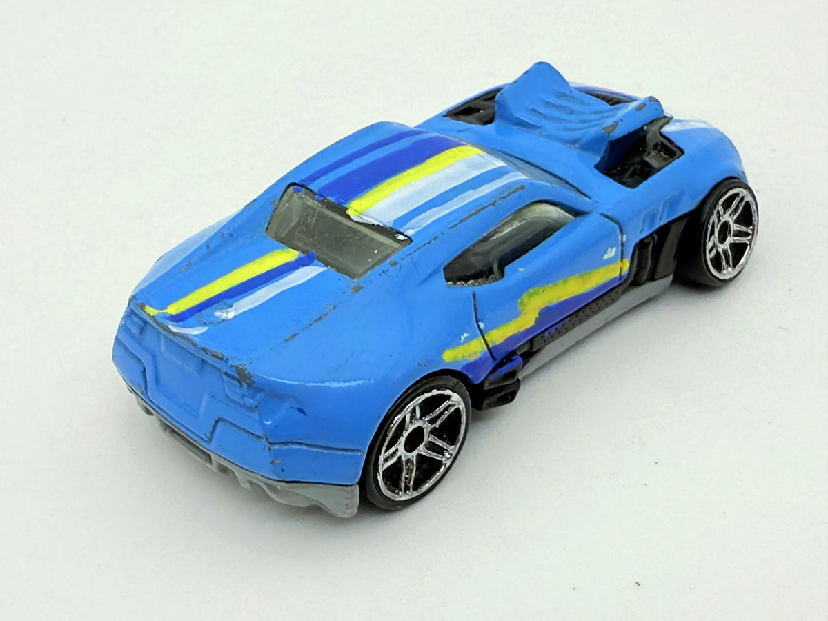 Twinduction, Hot Wheels 2010, niebieski Hot Wheels Niebieski 1:64 – zdjęcie 2