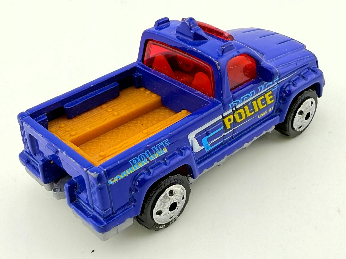 TROOP CARRIER POLICE, Matchbox 2000, Die cast, Niebieski, 1:64, Resoraki – zdjęcie 2