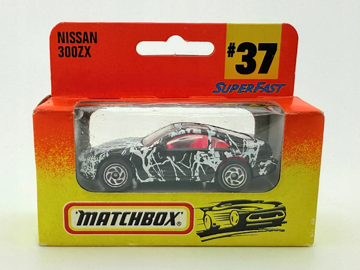 Nissan 300Zx Superfast Matchbox 1996 Czarny 1:64 – zdjęcie 2