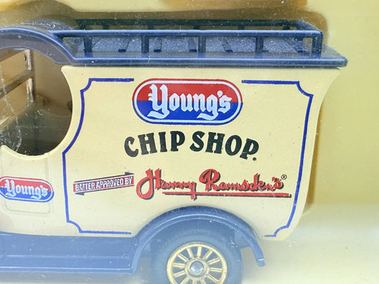Chip Shop Young'S Żółty 1:43 Made in England – zdjęcie 2