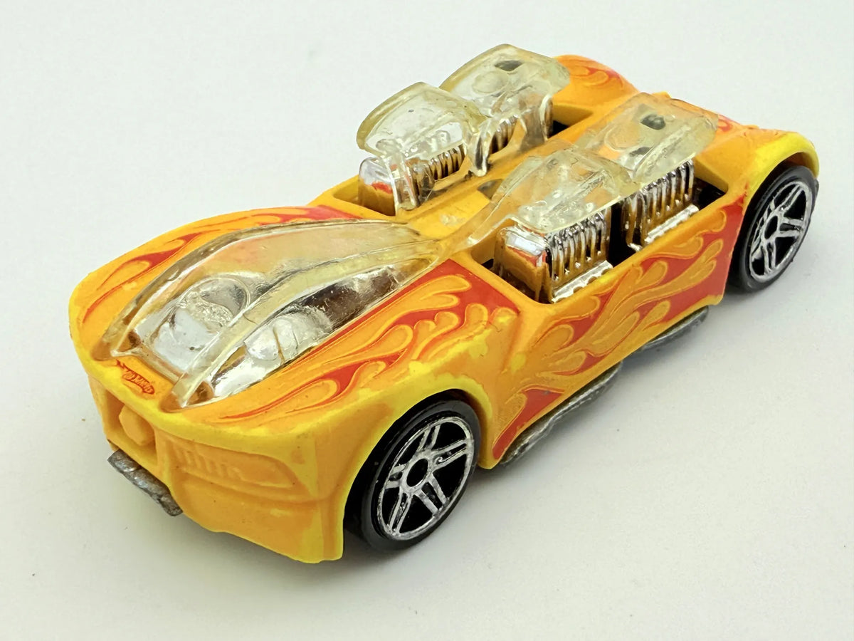 What-4-2 Hot Wheels 2004 Żółty Color Shifters 1:64 hot wheels – zdjęcie 2