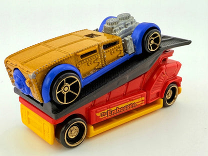The Embosser Hot Wheels 2010 Żółty, 1:64 – zdjęcie 2