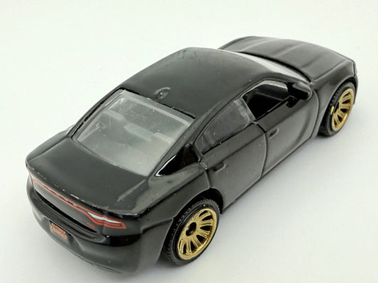 2018 Dodge Charger, Matchbox 2018, Die cast, Resoraki, Czarny, 1:64 – zdjęcie 2