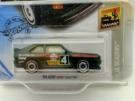 '84 AUDI SPORT QUATTRO Baja Blazers Hot Wheels 2019 Zielony 1:64 Protektor – zdjęcie 2