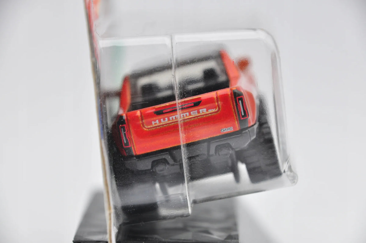 Gmc Hummer Ev HW Green Speed Hot Wheels 2022 Pomarańczowy 1:64 – zdjęcie 2
