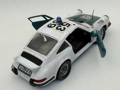 Porsche 911 Carrera Rs 2.7 Polizei Polistil 1979 Biały 1:26 Made in Italy – zdjęcie 2