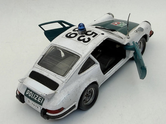 Porsche 911 Carrera Rs 2.7 Polizei Polistil 1979 Biały 1:26 Made in Italy – zdjęcie 2