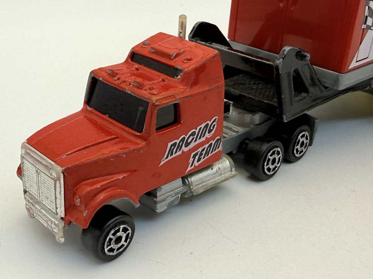 Ciężarówka Racing Team Truck Custom Majorette Czerwony 1:87 Made in France – zdjęcie 2