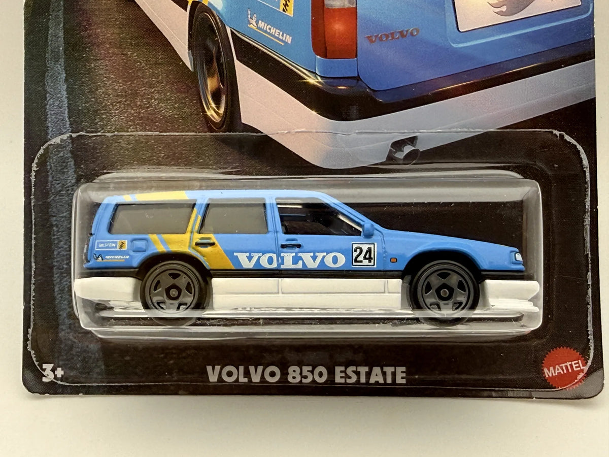 VOLVO 850 ESTATE, Hot Wheels Silver 2023, Die cast HRR56, Niebieski, 1:64 – zdjęcie 2