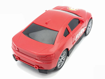 FIRE & RESCUE CAR, Samochód straż pożarna, Resoraki, Czerwony, 1:24 – zdjęcie 2