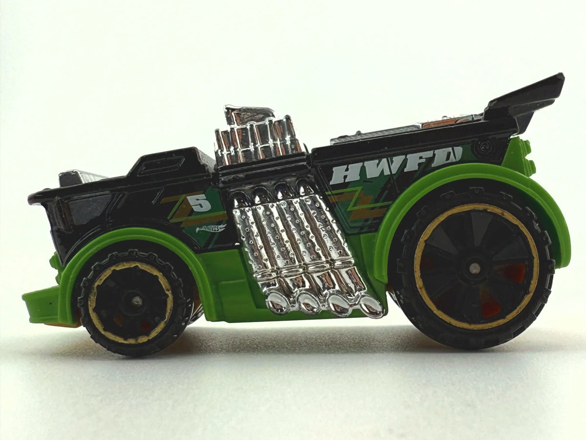 Backdrafter Hot Wheels 2014 Zielony 1:64 – zdjęcie 2