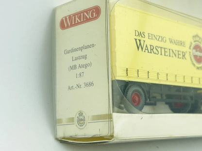 Mercedes-Benz Atego Wiking 1:87 Ciężarówka Promocyjna WARSTEINER Kremowy – zdjęcie 2