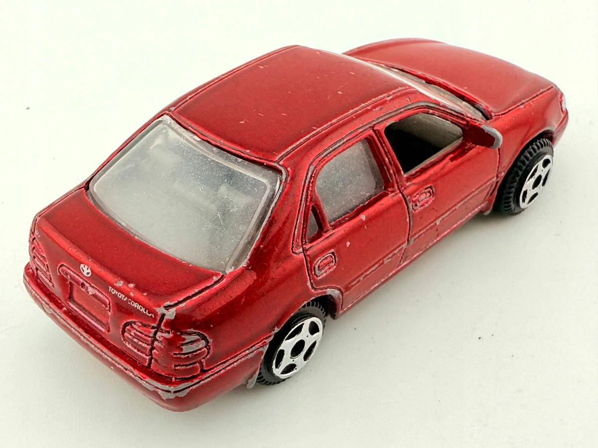 TOYOTA COROLLA, Resoraki, Die cast 79042, Czerwony, 1:64 – zdjęcie 2
