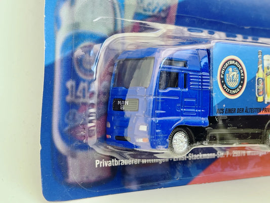 MAN TRUCK Grell 1:87 Blister Promocyjny Wittingen Privatbrauerei 1429 – zdjęcie 2