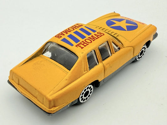 1975 Jaguar XJS Thomas, Yatming, Resoraki Die cast 3105 Żółty 1:64 Resoraki – zdjęcie 2