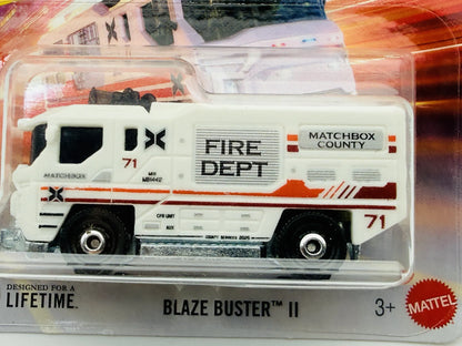 Blaze Buster II Matchbox 2024 Mainline 1:64 Wóz strażacki Straż pożarna – zdjęcie 2