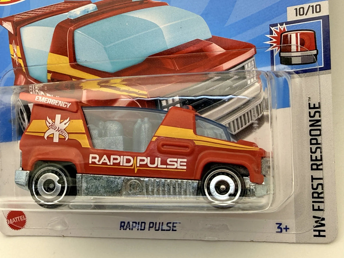 RAPID PULSE HW FIRST RESPONSE Hot Wheels 2024 Czerwony 1:64 – zdjęcie 2