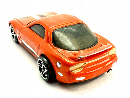 '95 MAZDA RX-7, Hot Wheels 2017, Resoraki, Die cast DTW90, Pomarańcz. 1:64 – zdjęcie 2