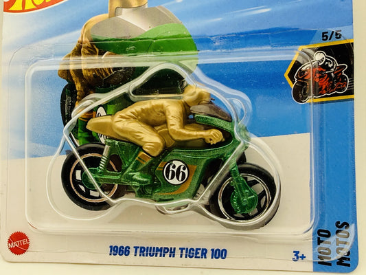Triumph Tiger 100 Hot Wheels 2025 Fast & Furious 1:64 Motocykl 66 Blister – zdjęcie 2