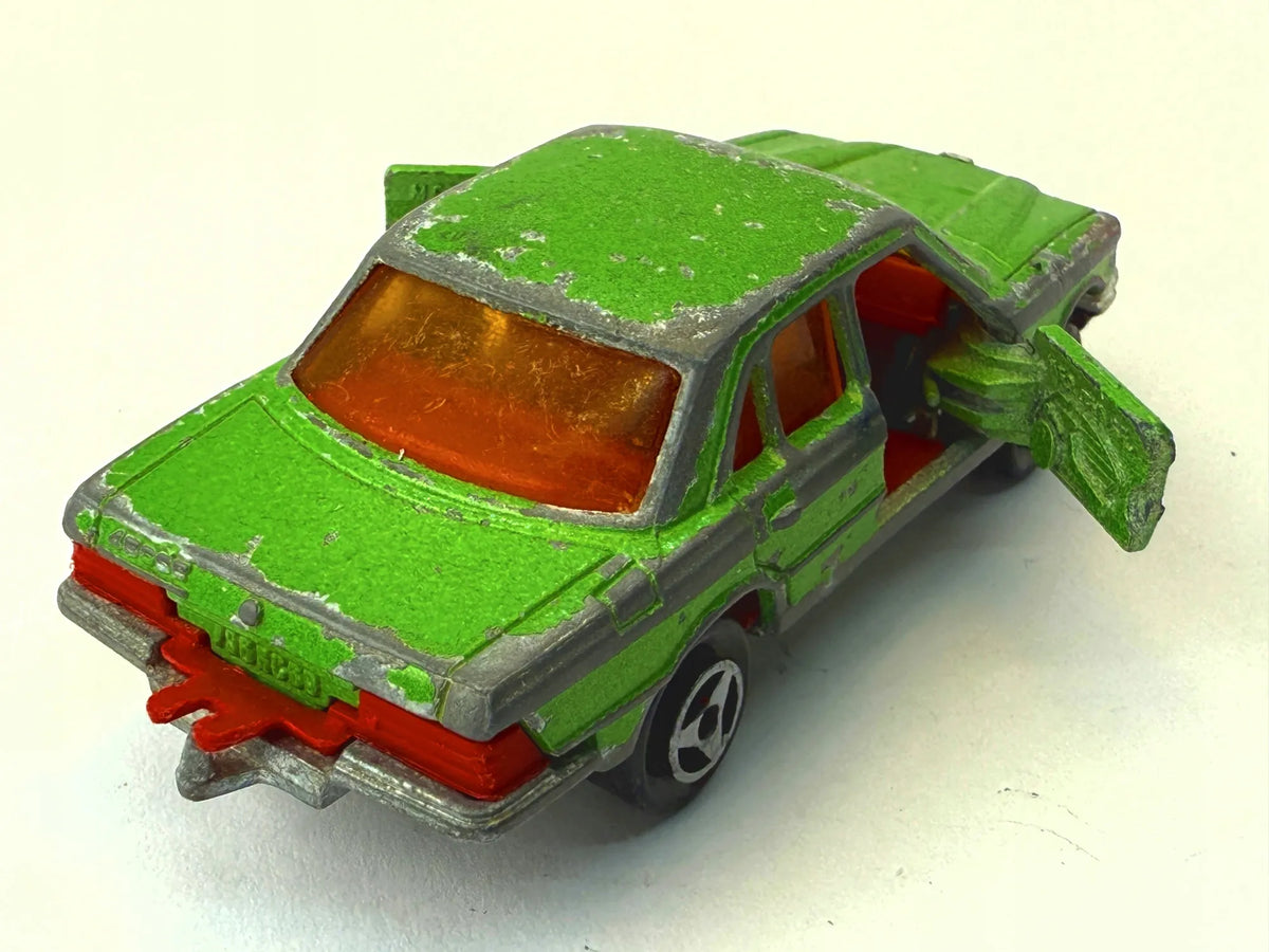 MERCEDES 450 SE, Majorette, Made in France, Die cast No. 209, Zielony, 1:60 – zdjęcie 2