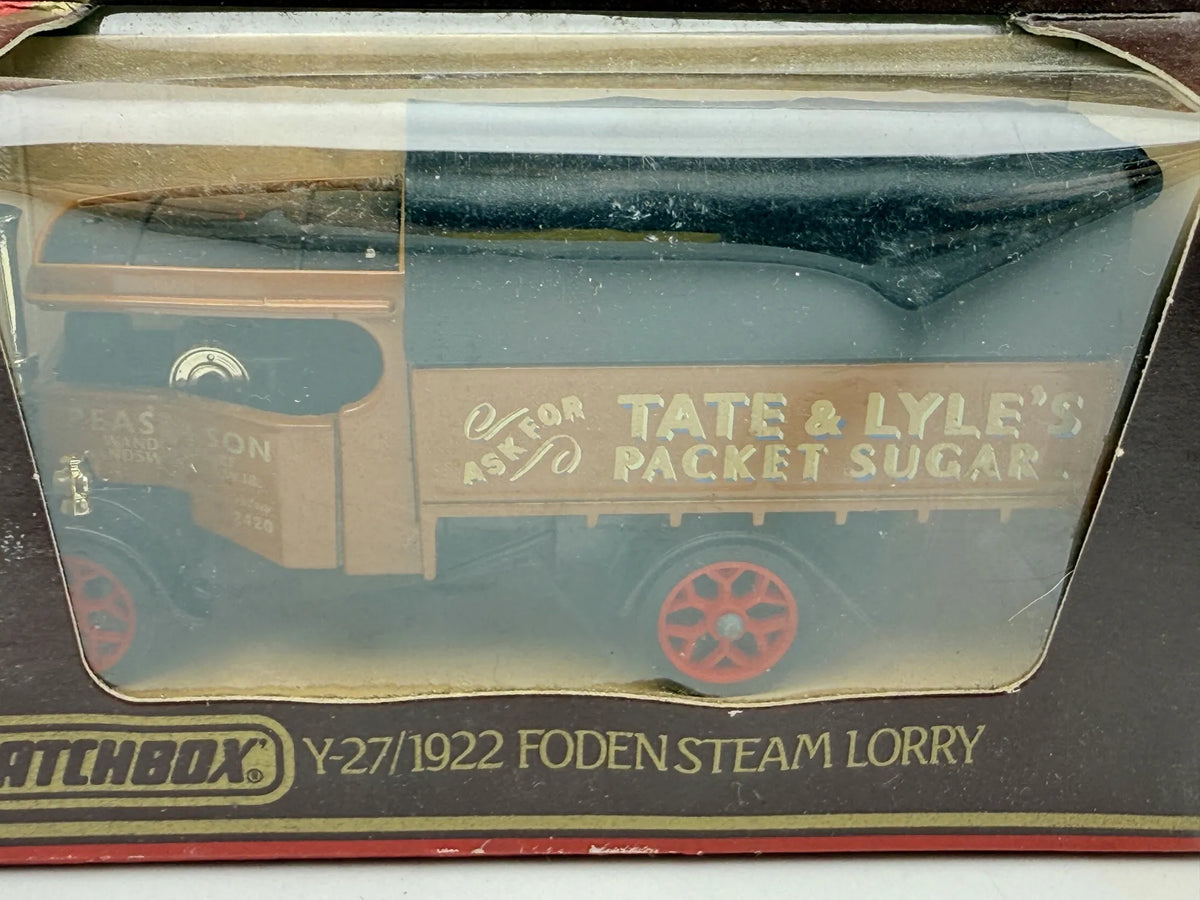 1922 FODEN STEAM LORRY Matchbox 1984 Miedziany 1:43 Made in England – zdjęcie 2