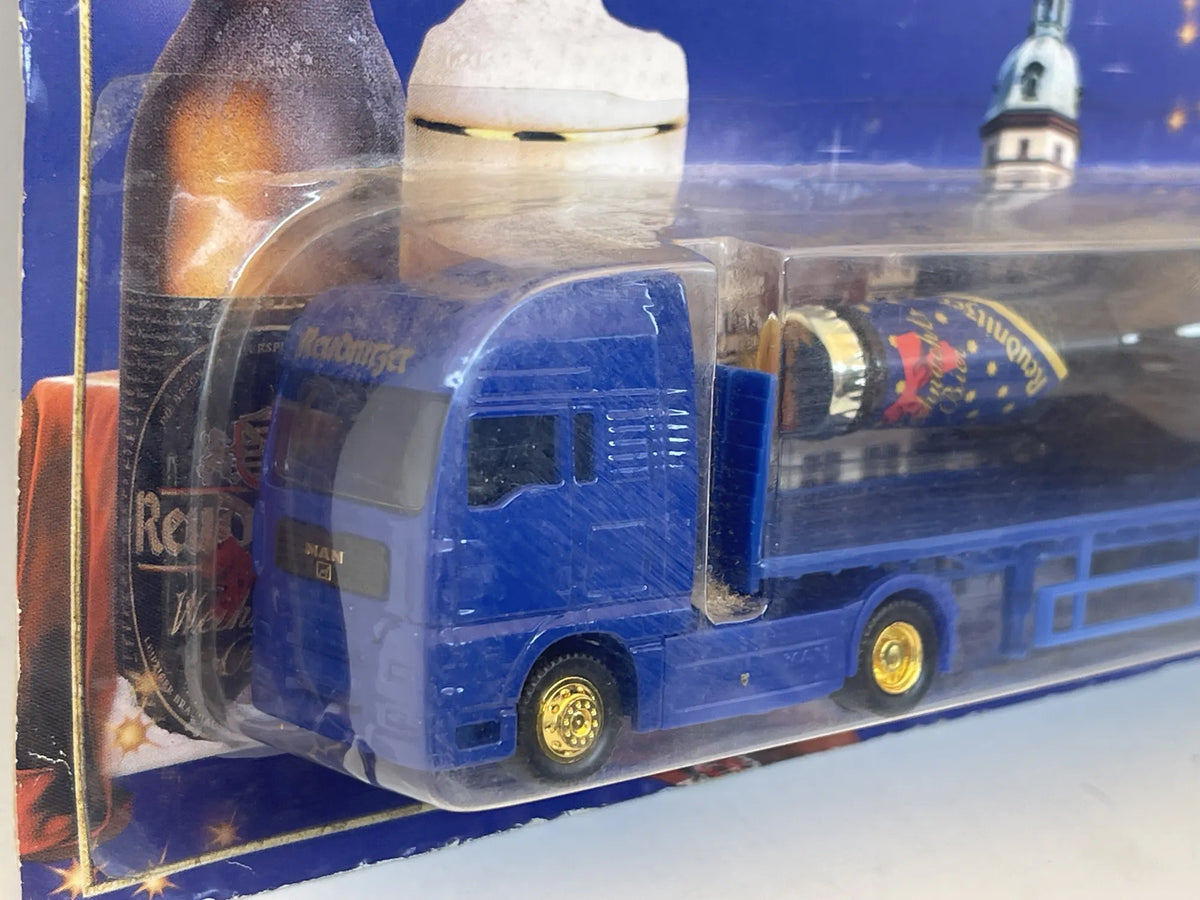 MAN Hümmer 1:87 Ciężarówka Promocyjna Reinmacher Blister Niebieski – zdjęcie 2