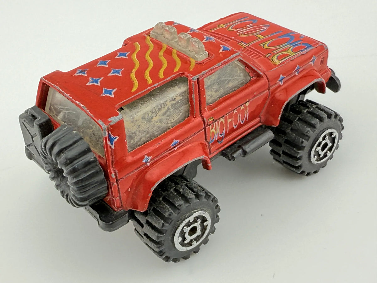Jak Ford Bronco 4x4 z 1972, BIGFOOT, Die cast, Czerwony, 1:64, Resoraki – zdjęcie 2