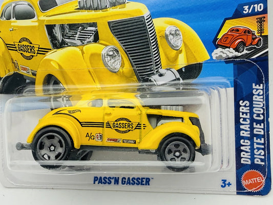Pass'n Gasser Hot Wheels 2025 HW Drift 1:64 Gasser BASSERS Blister Żółty – zdjęcie 2