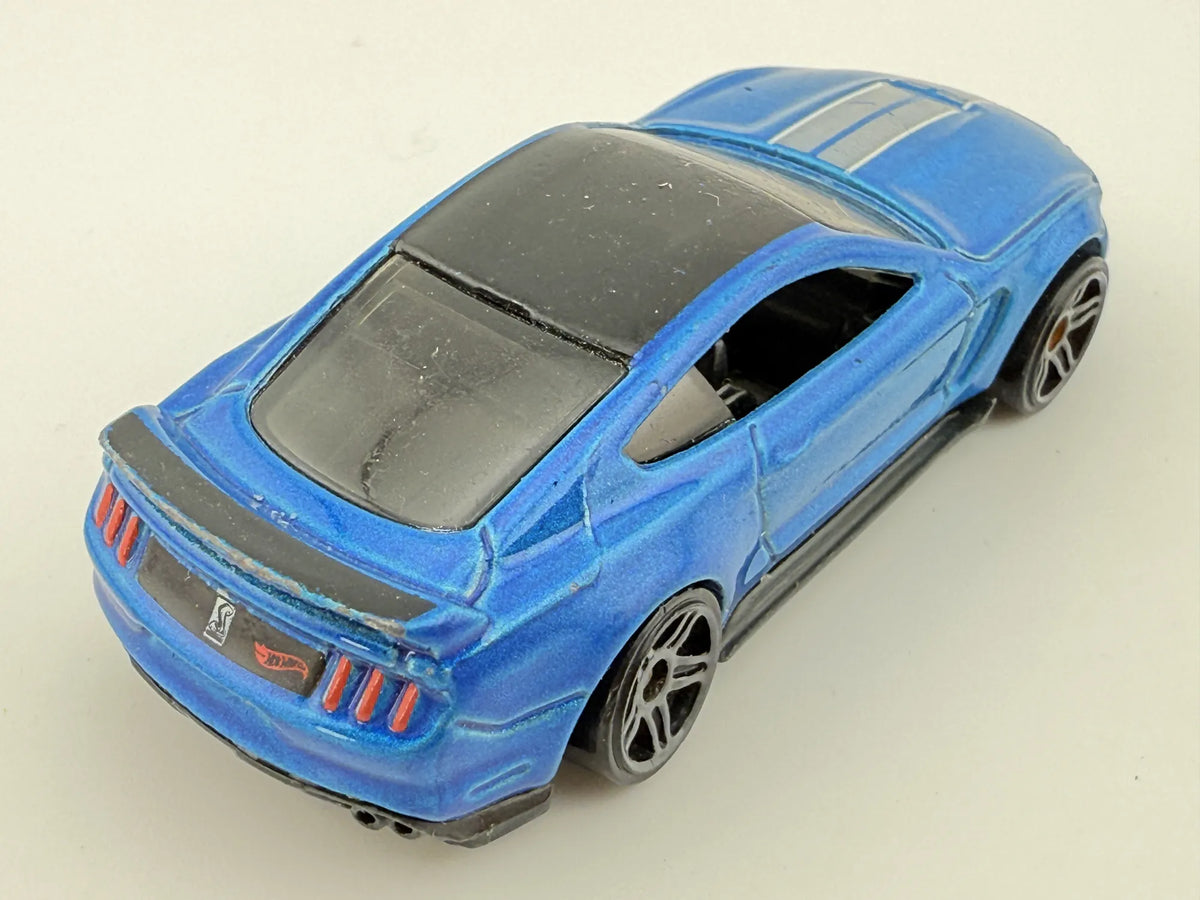 FORD SHELBY GT350R, Hot Wheels 2015, Die cast R32, Niebieska, 1:64 Resoraki – zdjęcie 2
