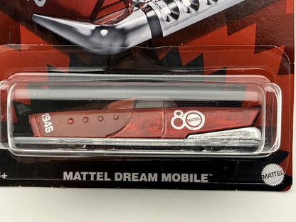 MATTEL DREAM MOBILE, Hot Wheels 2024, Die cast JGF64, Bordowy 1:64 Resoraki – zdjęcie 2