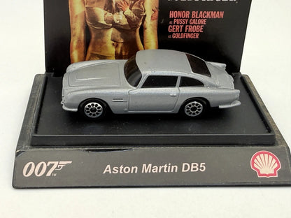 ASTON MARTIN DB5, JAMES BOND GOLDFINGER, Shell V-Power, Srebrny, 1:64 – zdjęcie 2
