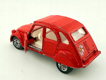 Citroen 2Cv6 Corgi '80 Czerwony 1:64 Made in Gt Britain – zdjęcie 2