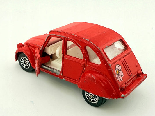 Citroen 2Cv6 Corgi '80 Czerwony 1:64 Made in Gt Britain – zdjęcie 2