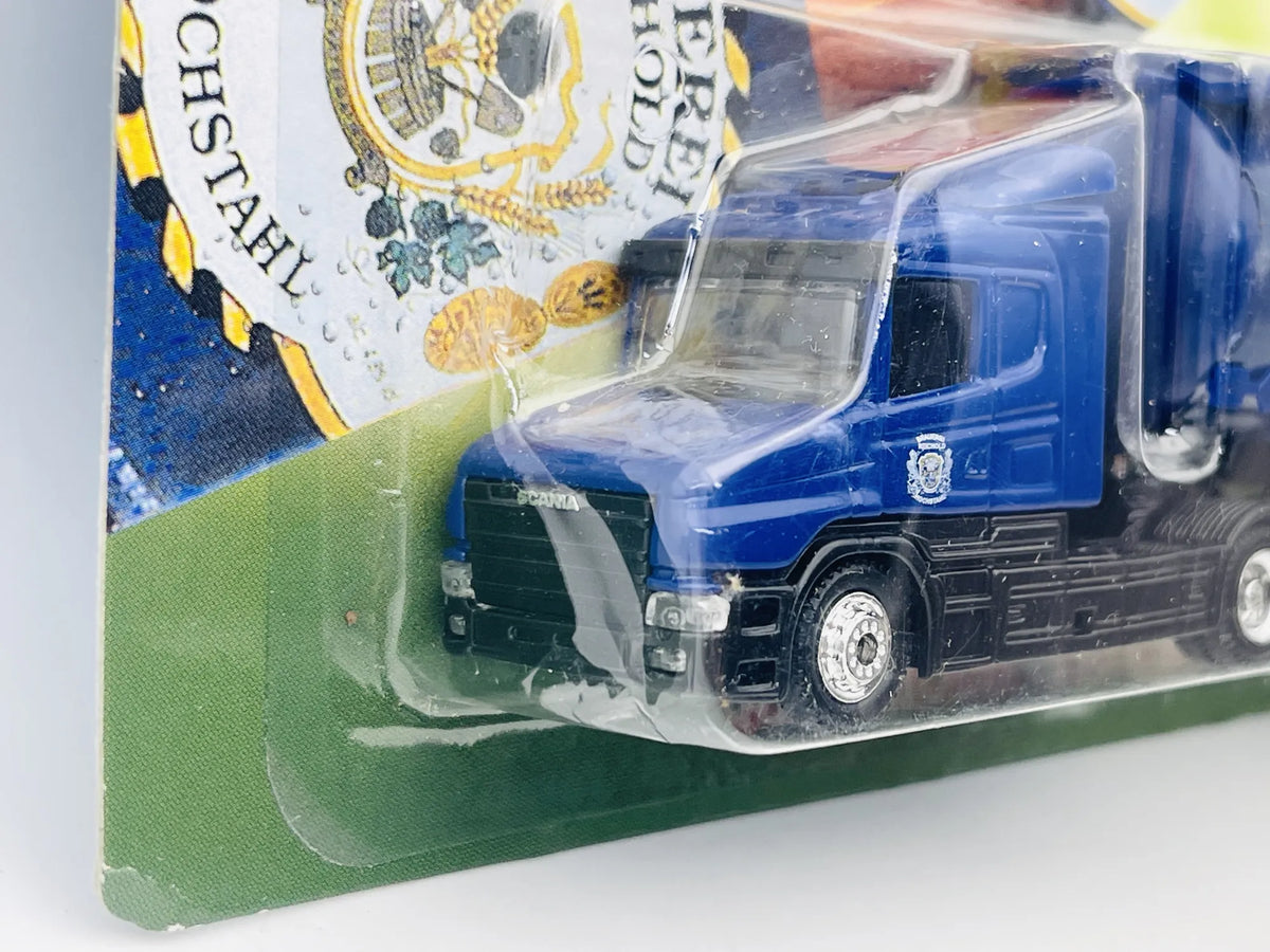 Scania Cysterna Grell 1:87 Niebieski Blister Brauerei Reichold Hochstah – zdjęcie 2