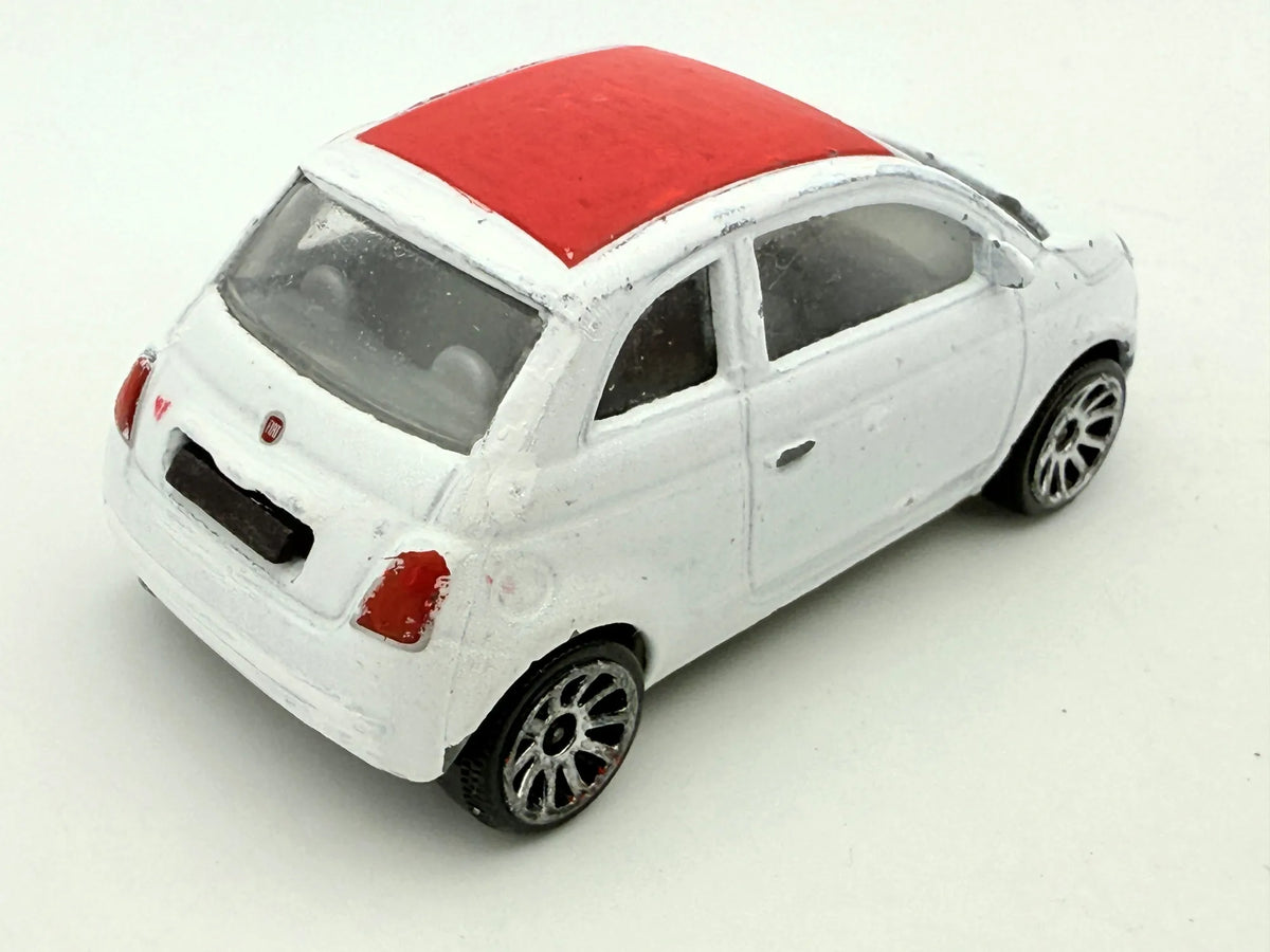 Fiat 500, Majorette, Resoraki, Die cast, Biało-Czerwony, 1:55 – zdjęcie 2