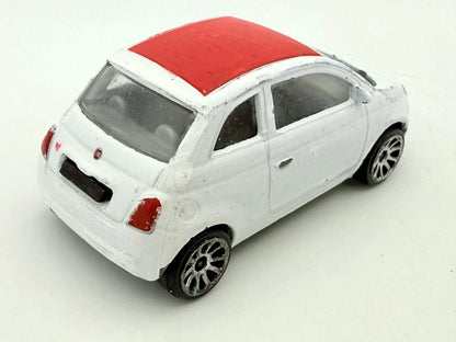 Fiat 500, Majorette, Resoraki, Die cast, Biało-Czerwony, 1:55 – zdjęcie 2