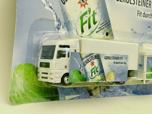 MAN TRUCK Hümmer 1:87 Biały Blister Promocyjny Gerolsteiner Fit – zdjęcie 2