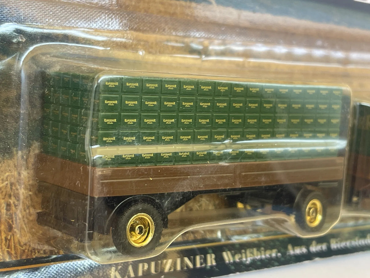 Magirus Deutz Grell 1:87 Ciężarówka Promocyjna KAPUZINER Blister Zielony – zdjęcie 2