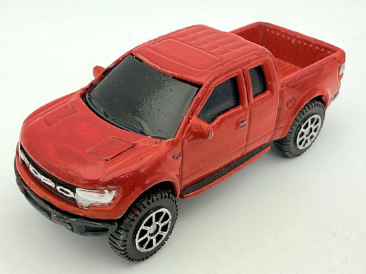 Ford F-150 Svt Raptor, Maisto, die cast resoraki, bordowy, 1:64 – zdjęcie 2
