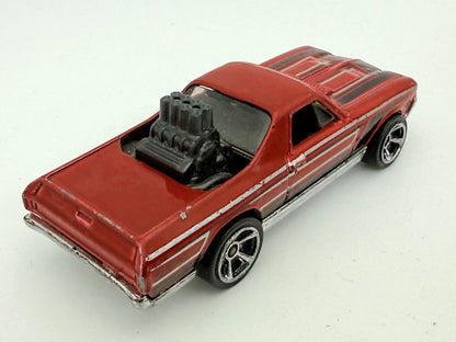 '68 El Camino Hot Wheels Czerwony 1:64 – zdjęcie 2