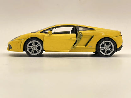 LAMBORGHINI GALLARDO, Welly, Resoraki, Die cast, Żółty 1:36 – zdjęcie 3