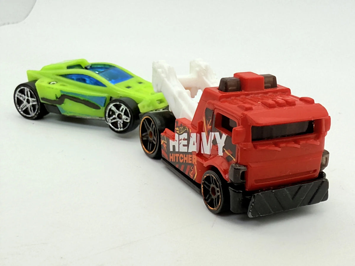Heavy Hitcher Hot Wheels Zielony 1:64 – zdjęcie 3