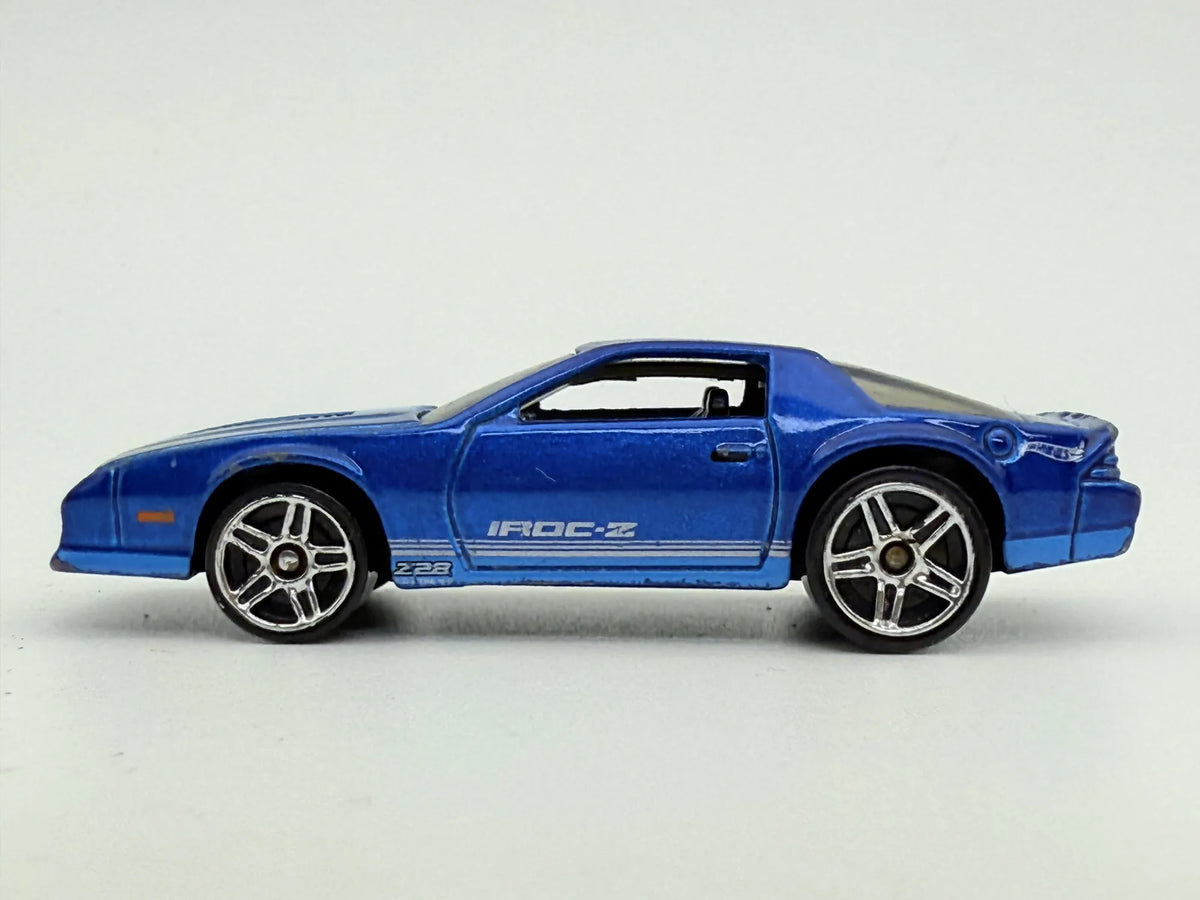 Chevrolet Camaro Z28, Hot Wheels 2011, Resoraki, die cast, 1:64, niebieski – zdjęcie 3