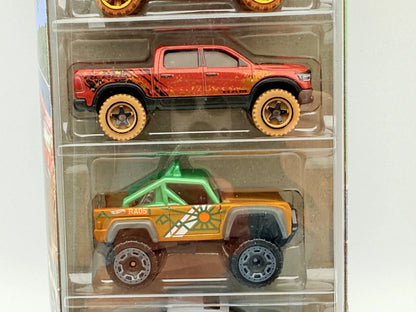 2020 Ram 1500 Rebel Hot Wheels 2023 Czerwony 1:64 5 Pack – zdjęcie 3