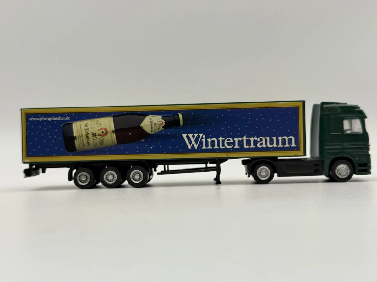 MERCEDES-BENZ ACTROS Z NACZEPĄ WINTERTRAUM Hummer Zielony 1:87 – zdjęcie 3