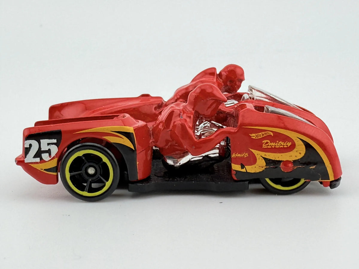 SIDE RIPPER, Hot Wheels 2015, Die cast H39, Czerwony, 1:64, Resoraki – zdjęcie 3