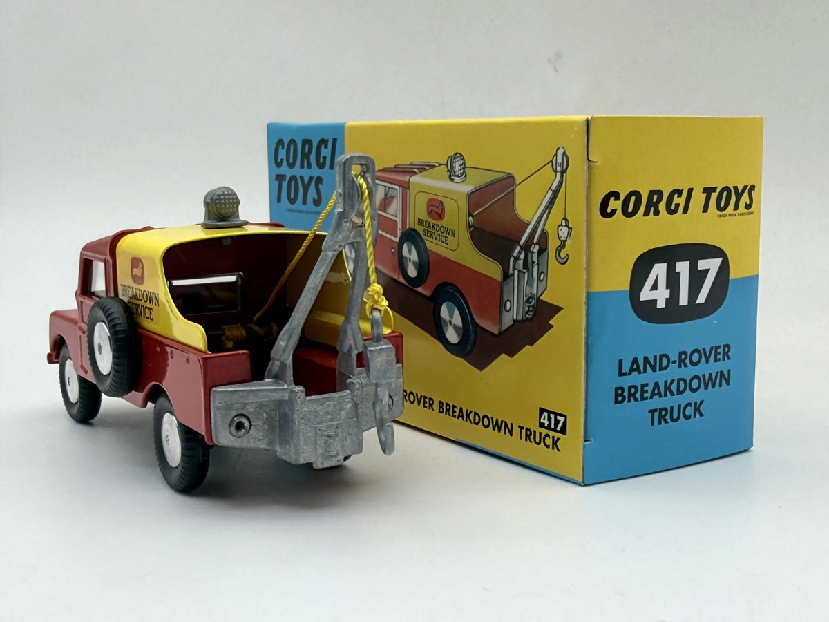 LAND-ROVER BREAKDOWN SERVICE TRUCK Corgi Czerwony 1:43 – zdjęcie 3