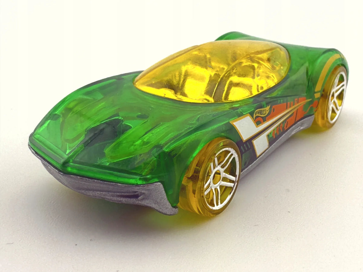 Clear Speeder Mainline Hot Wheels Zielony 1:64 – zdjęcie 3