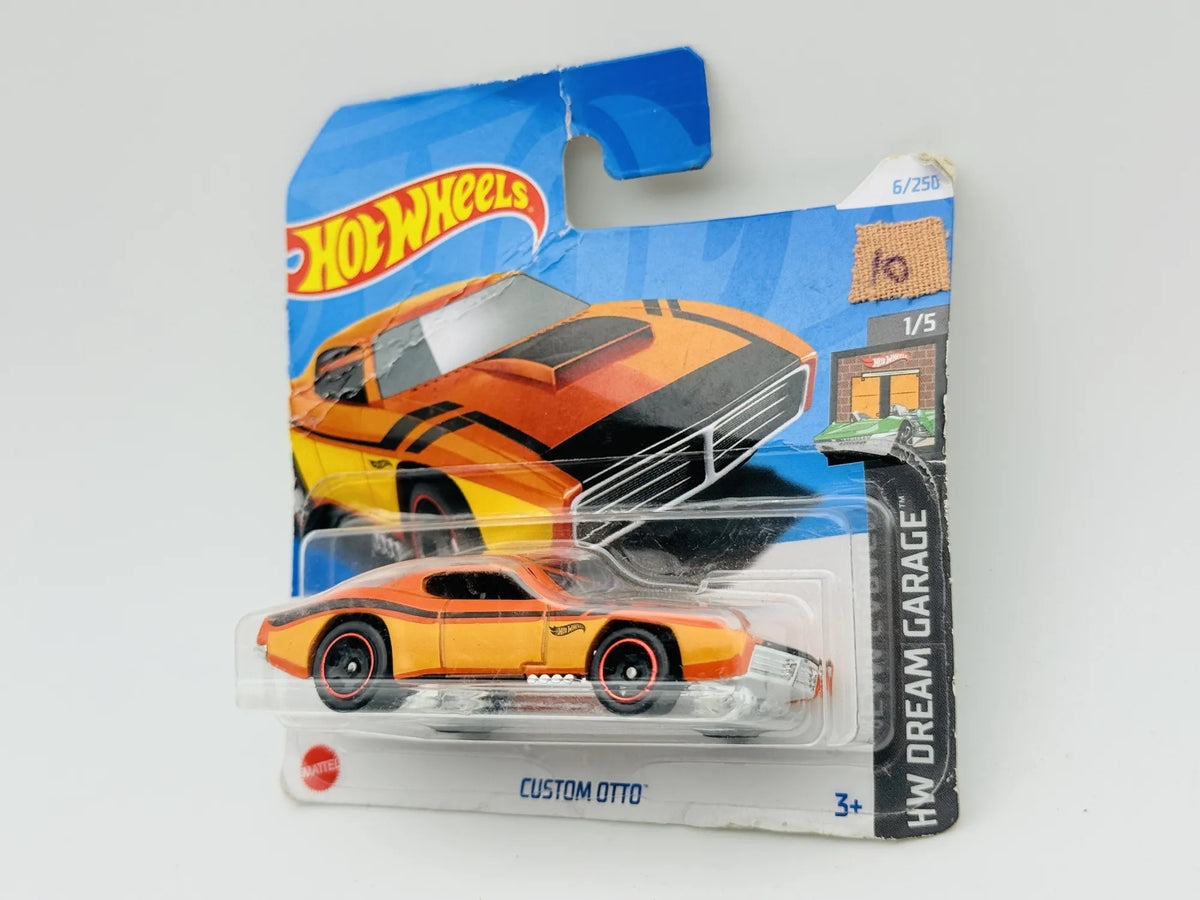 Custom Otto Hot Wheels 2024 HW Dream Garage 1:64 Blister Pomarańczowy – zdjęcie 3